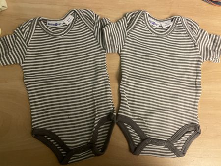 2er Pack Baby Bodys Gr. 62Sommer Neu