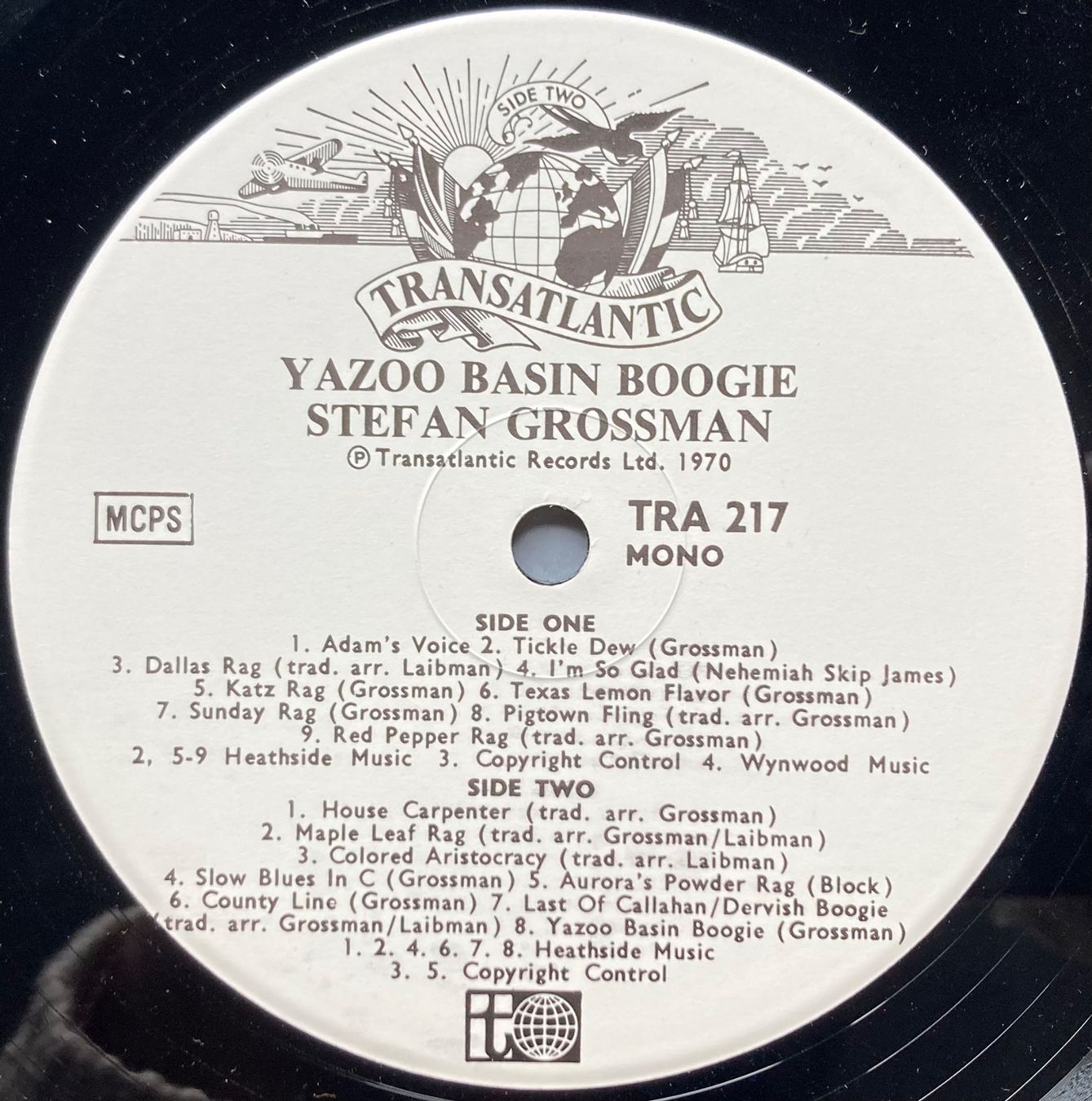 Dischi in vinile: STEFAN GROSSMAN - YAZOO BASIN BOOGIE – Usato da Poliez-Pittet venduto da Newtown-Records 2