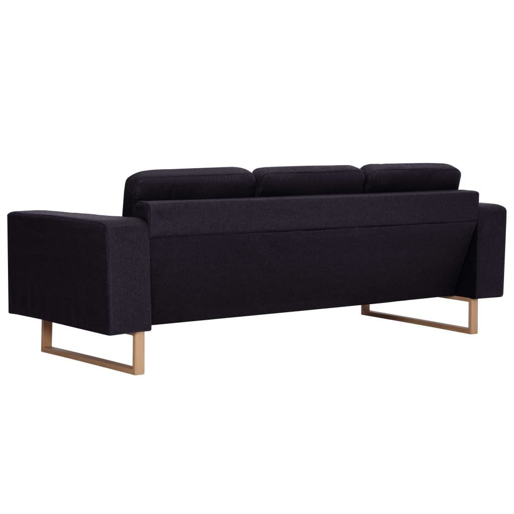Sofas: 3-Sitzer-Sofa Stoff Schwarz – Neu und originalverpackt aus Zug von Cheap-Shop 2