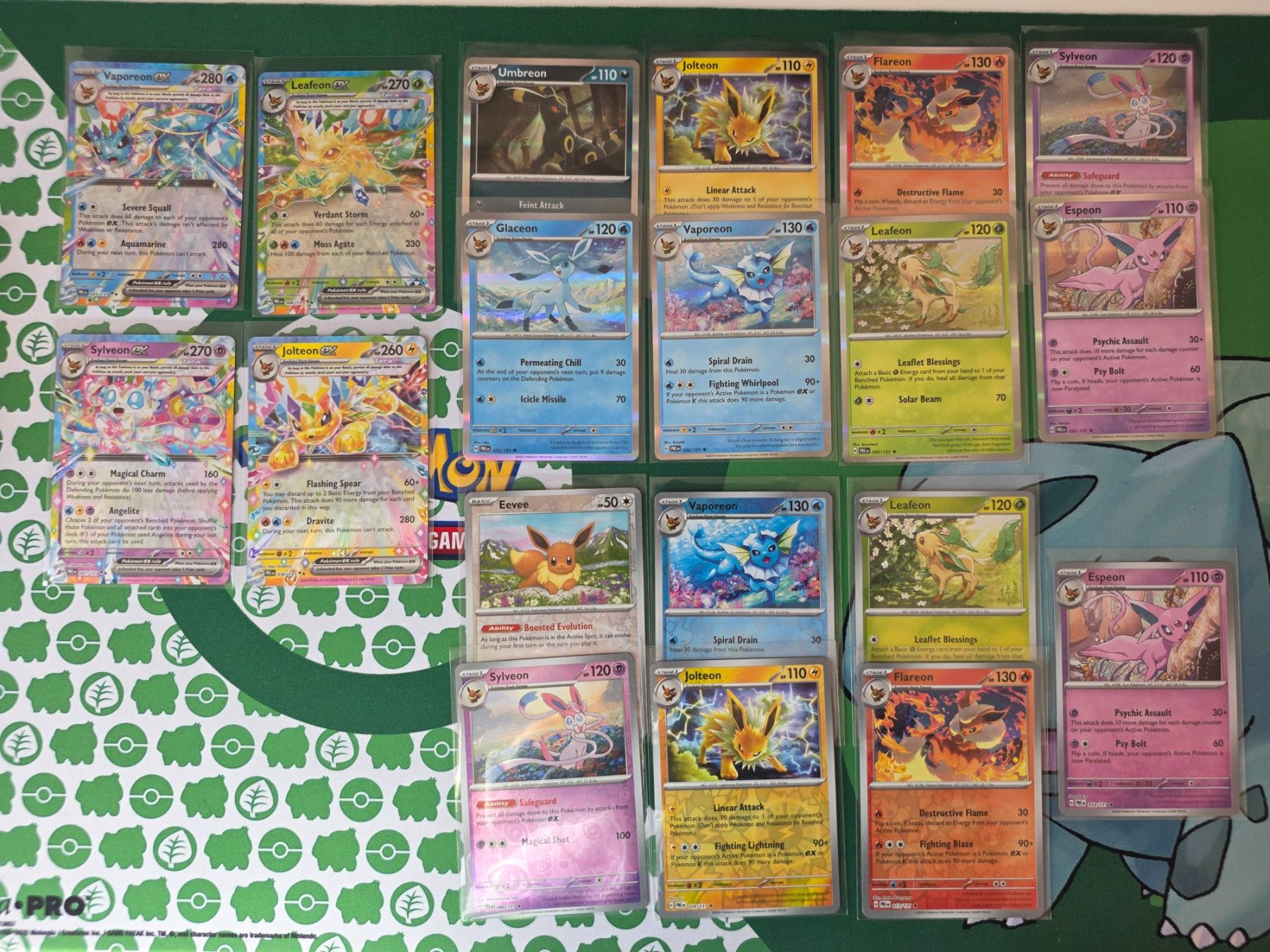 Pokémon Carte collezionabili: Pokemon Eevee Entwicklungen Set / Leafeon, Glaceon Englisch – Usato da Gossau SG venduto da worklifebalance