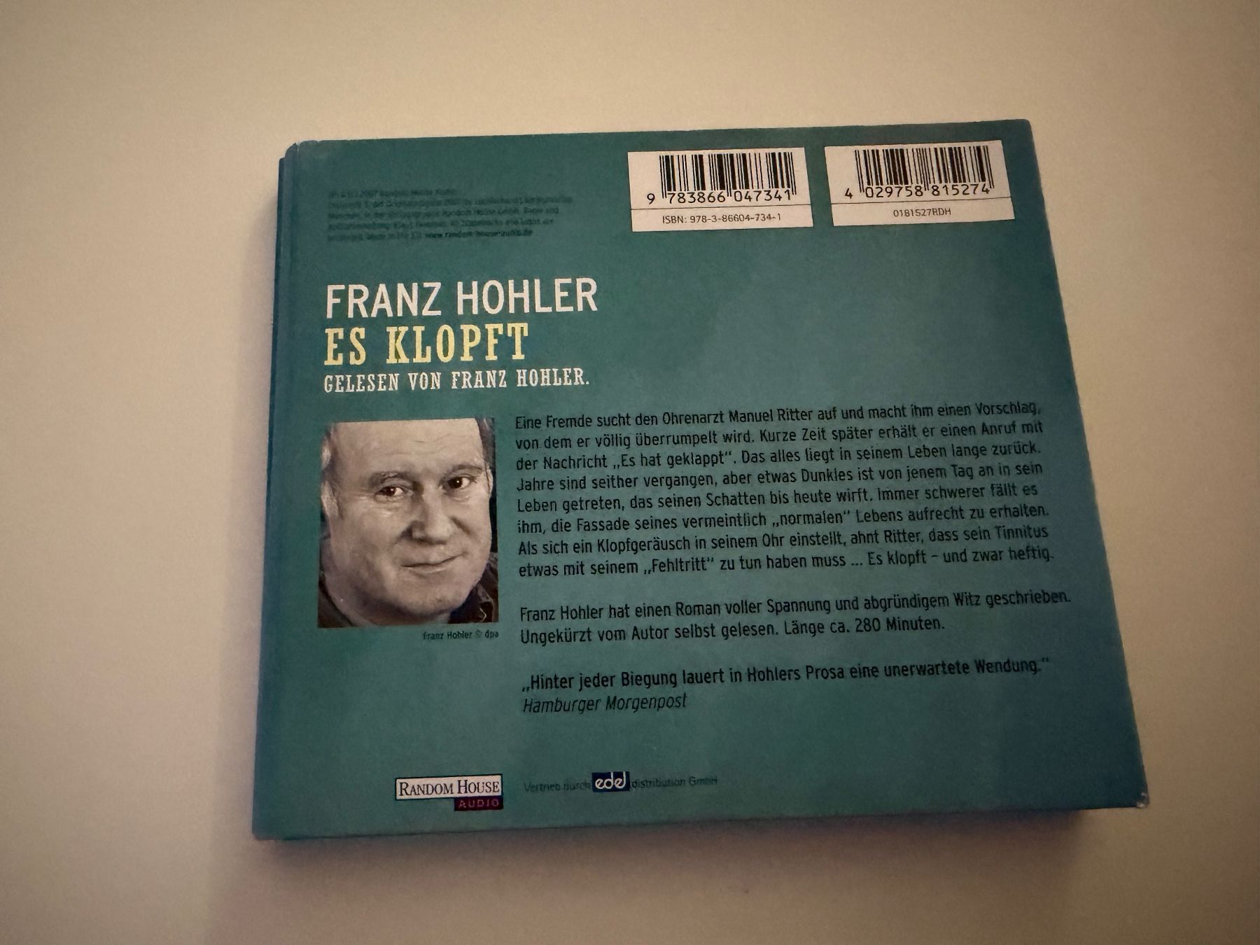 Audiolibri: Franz Hohler - Es klopft (4CD) – Usato da Altstätten SG venduto da sheamus 1