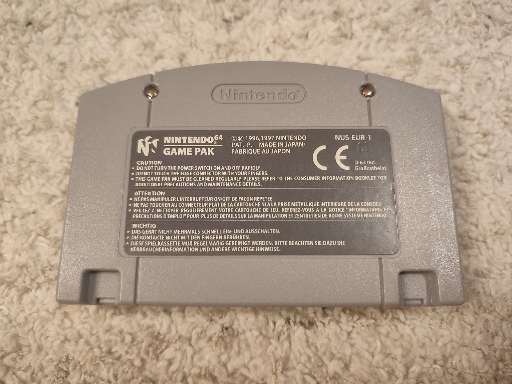 Nintendo Giochi: 1080° Snowboarding – Usato da Bougy-Villars venduto da Vogue 1