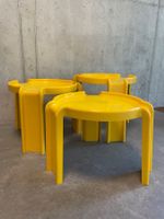 Original Kartell Space Age Satztische von Giotto Stoppino