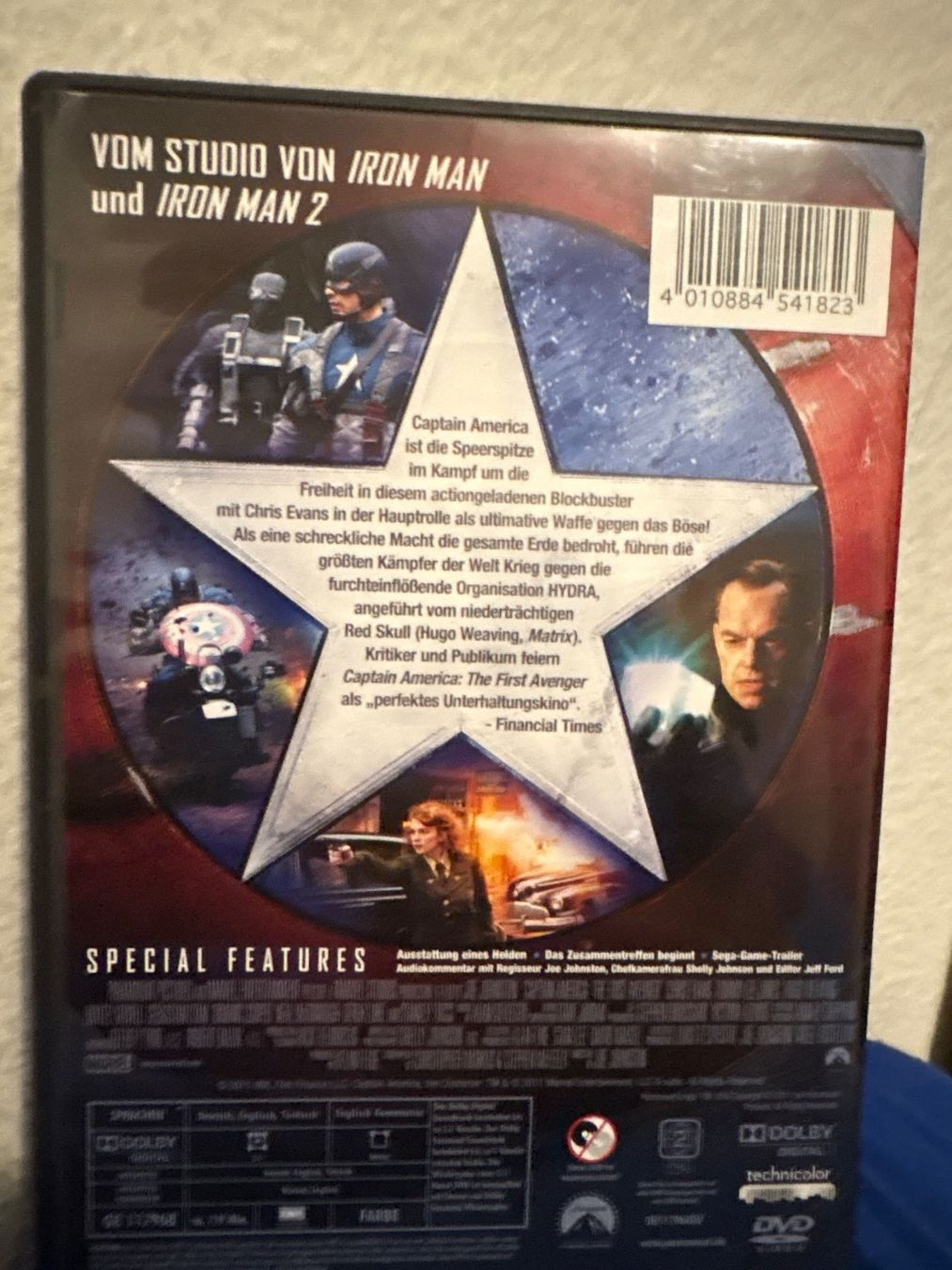 Tutti i DVDs: Captain America ***** TWINT ***** – Usato da Spreitenbach venduto da SwissTradeMan 1