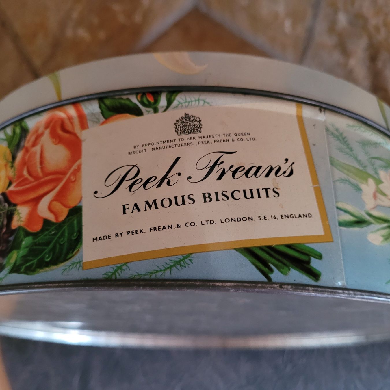 Dosen: Blechdose Peek Frean's mit Blumen – Gebraucht aus Hondrich von Ebro01 1
