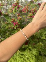 Genuine Pearls and Silver Bracelet, 950 Silver