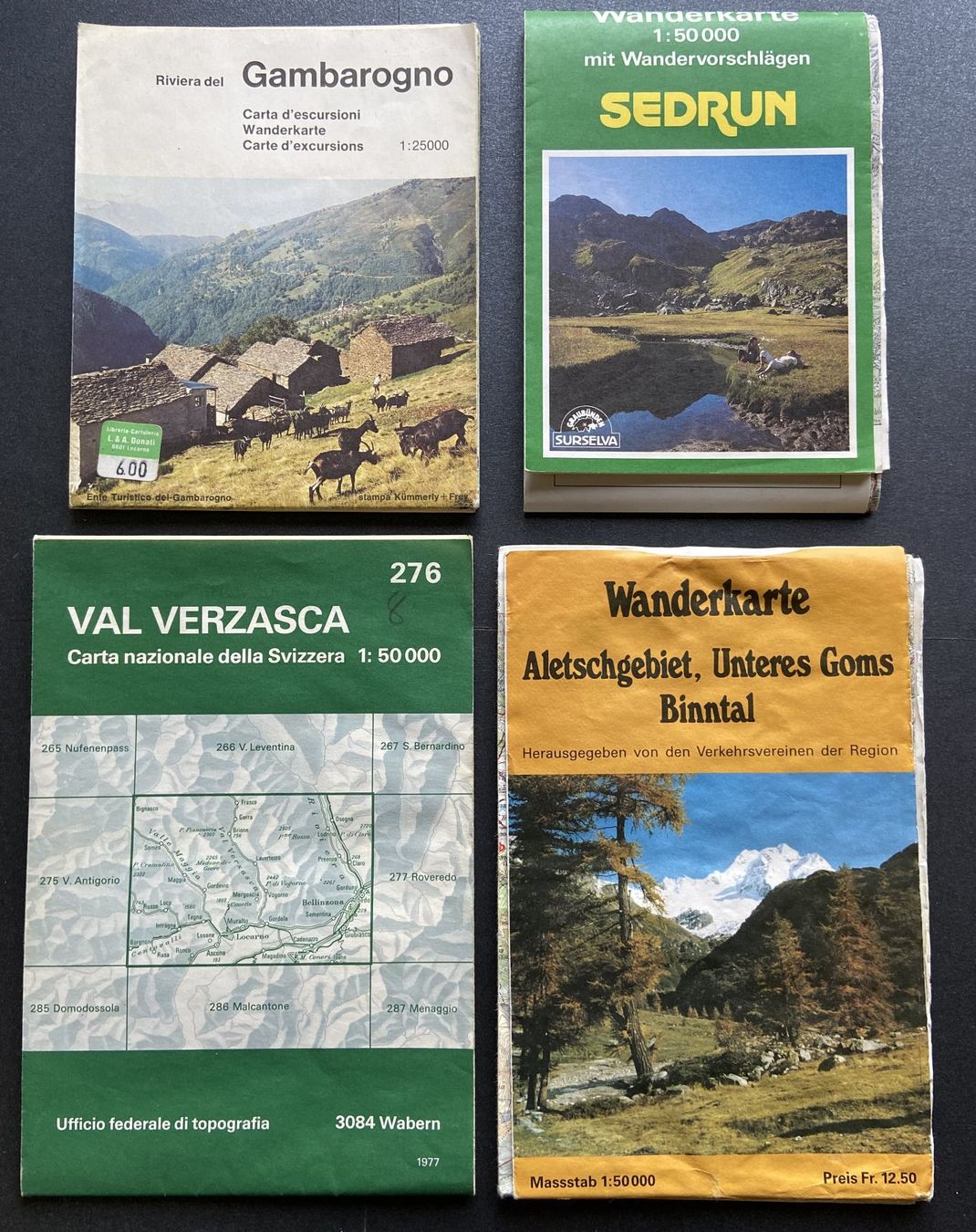 Cartine & Atlanti: Diverse Wander - Landkarten Schweiz – Usato da Böckten venduto da Hansi36 3