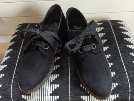 Chaussures Varese cuir - suède noires
