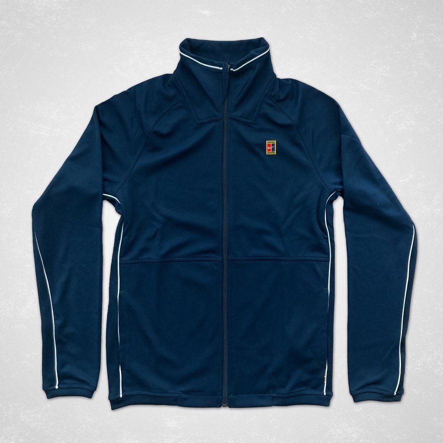 Nike Jacken: Nike  Track Jacket Navy Blue | Vintage Style – Gebraucht aus Zürich von avenlim