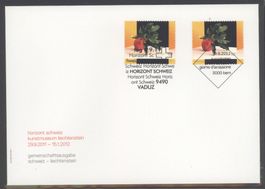 2011, FDC, Gemeinschaftsausgabe Liechtenste-CH, beide Marken