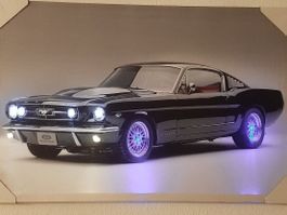 Oldtimer Mustang Coupe 1967 LED Bild - Grossformat XL