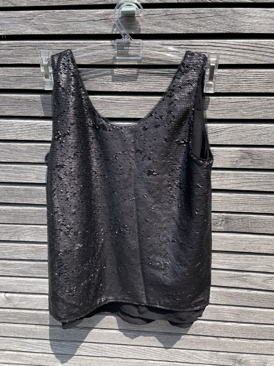 Esprit Top: ESPRIT Pailletten-Top – Nuovo (secondo la descrizione) da Schwarzenburg venduto da Sportback05 1