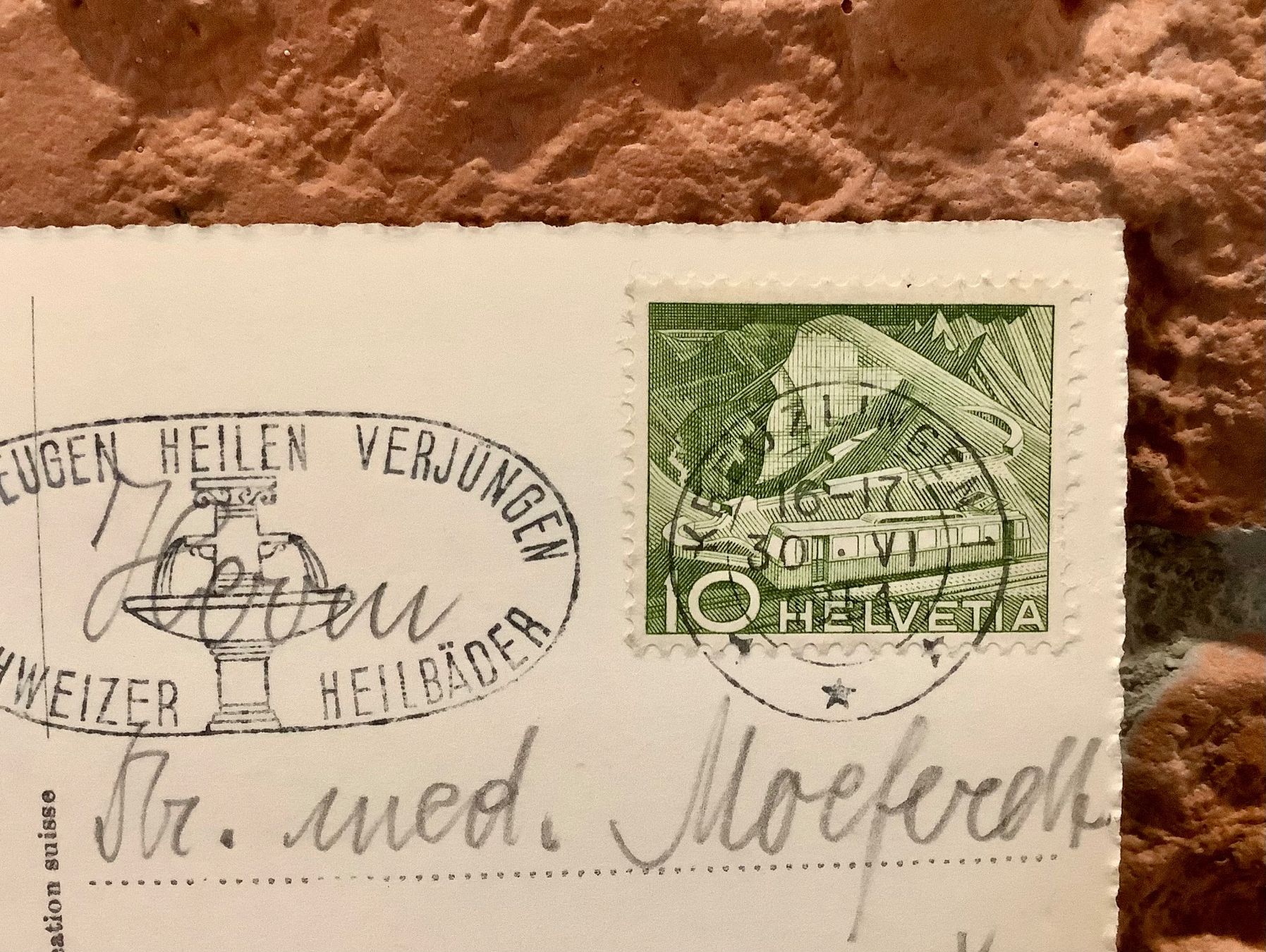 Cartoline postali: 1954 - KREUZLINGEN - Seeweg - Bodensee – Usato da Root venduto da ENGLAND-TREASURES 3