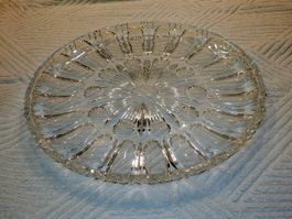 Tortenplatte, Kristallglas, Ø 30cm, Randhöhe ca. 2.5cm