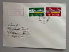 1953 Automobil Postbüro FDC mit Sonderstempel