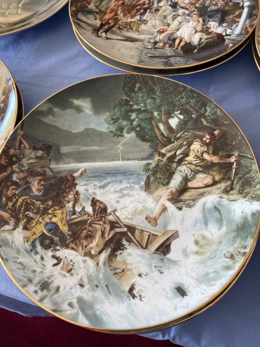 Piatti: Sammlung 18 wandteller der Porzi Langenthal – Nuovo e nell'imballaggio originale da JEGENSTORF venduto da pem_qs2l 8