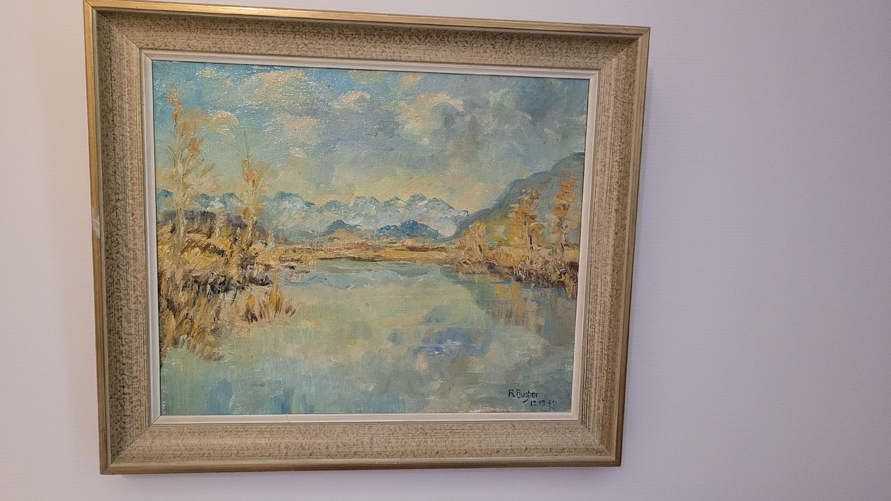 Dipinti: Öl Bild R.Burger – Usato da Wolfhausen venduto da BigiWolfhausen