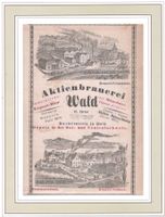 Zwei historische Brauerei-Belege ZH Wald/Uetliberg 1895/1911