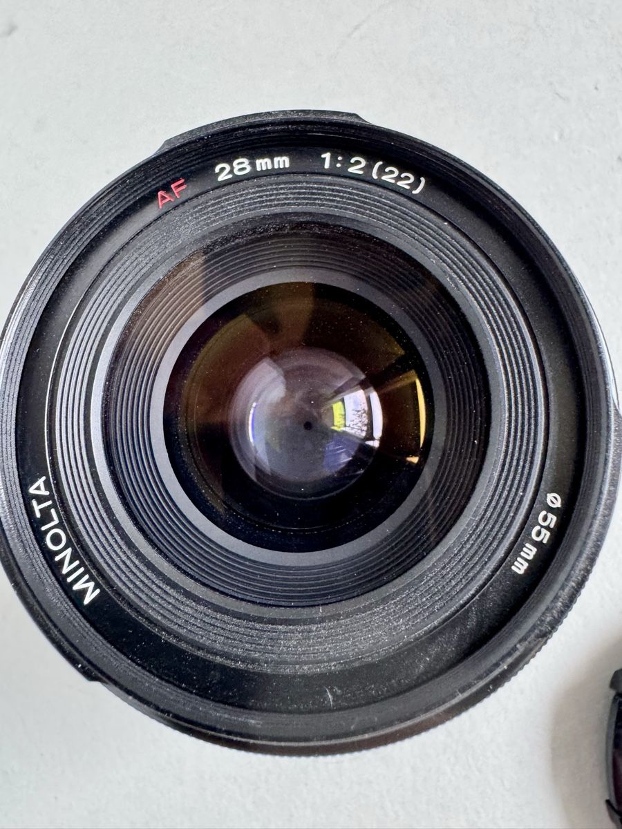 Minolta Objektive: Objektiv Minolta 28mm 2,0 Sony A mount – Gebraucht aus Basel von filmkamera 1