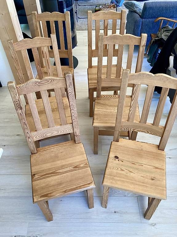 Sedie: Ensemble 6 chaises en bois massif – Usato da Grandson venduto da lilibubu 2