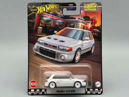 Hot Wheels Premium Mazda 323 GTR 1:64 Neu OVP