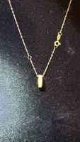 Goldkette mit Emailring Weiss 750er Gold! NEU✨ 18K