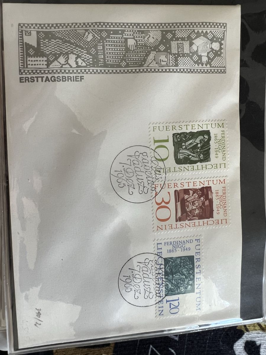 Tutti i francobolli: Fürstentum Liechtenstein: Weihnachtskarten-Sammlung! – Usato da Schongau venduto da Retro_Shop 6