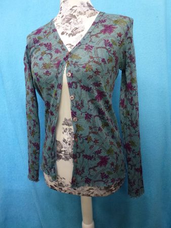 KOOKAI STRICKJACKE DÜNN ROMANTIK GR 1A GR 36 GEKNÖPFT NEU