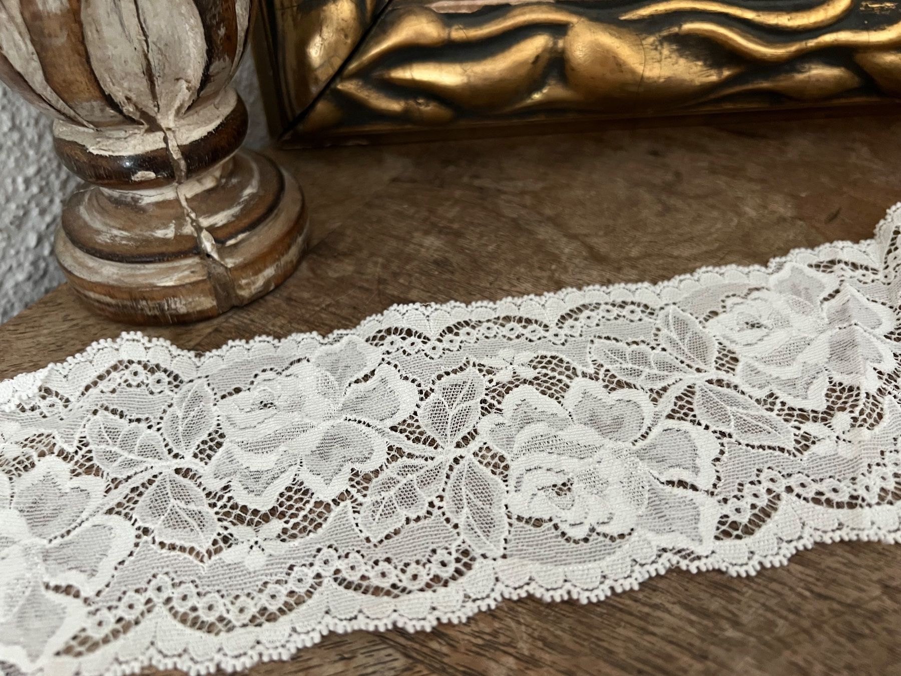 Tessuti: Alte, vintage Spitzen - 5 Stück - Shabby - elastisch – Nuovo (secondo la descrizione) da Walzenhausen venduto da Cerna007 2
