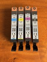 4x Canon CLI-581 Original Tinte BK/C/M/Y – unbenutzt