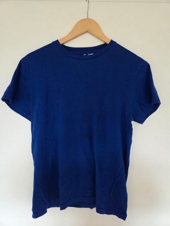 H&M Divided T-Shirt XS Blau 100% Baumwolle