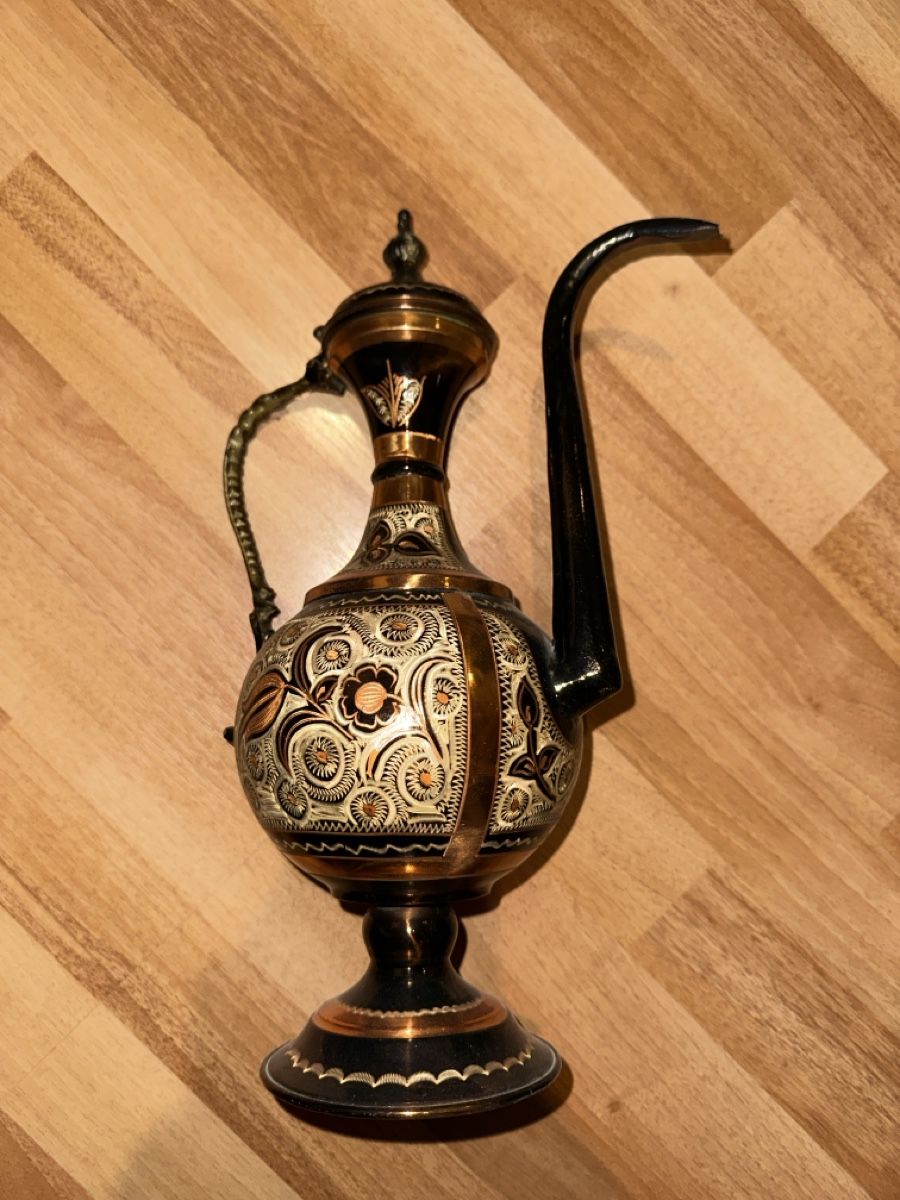 Teekannen: Antike Kanne Kupfer Höhe: 36cm – Gebraucht aus St. Gallen von mai_gd7k