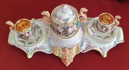 Capodimonte Service, Tasse, Zuckerdose, Teller