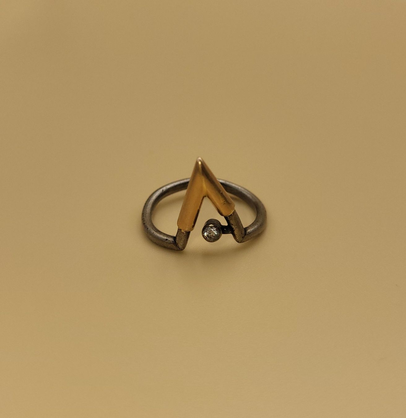 Anelli: 585 Rose Gold/Silber Ring Mit Stein – Usato da Wald ZH venduto da SwissPawnshop 5