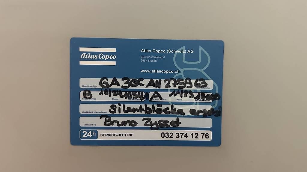 Kompressoren: Schraubenkompressor Atlas Copco – Gebraucht aus Burgdorf von NoQuestions 9