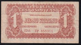 Tschechoslowakei 1 Korun 1944