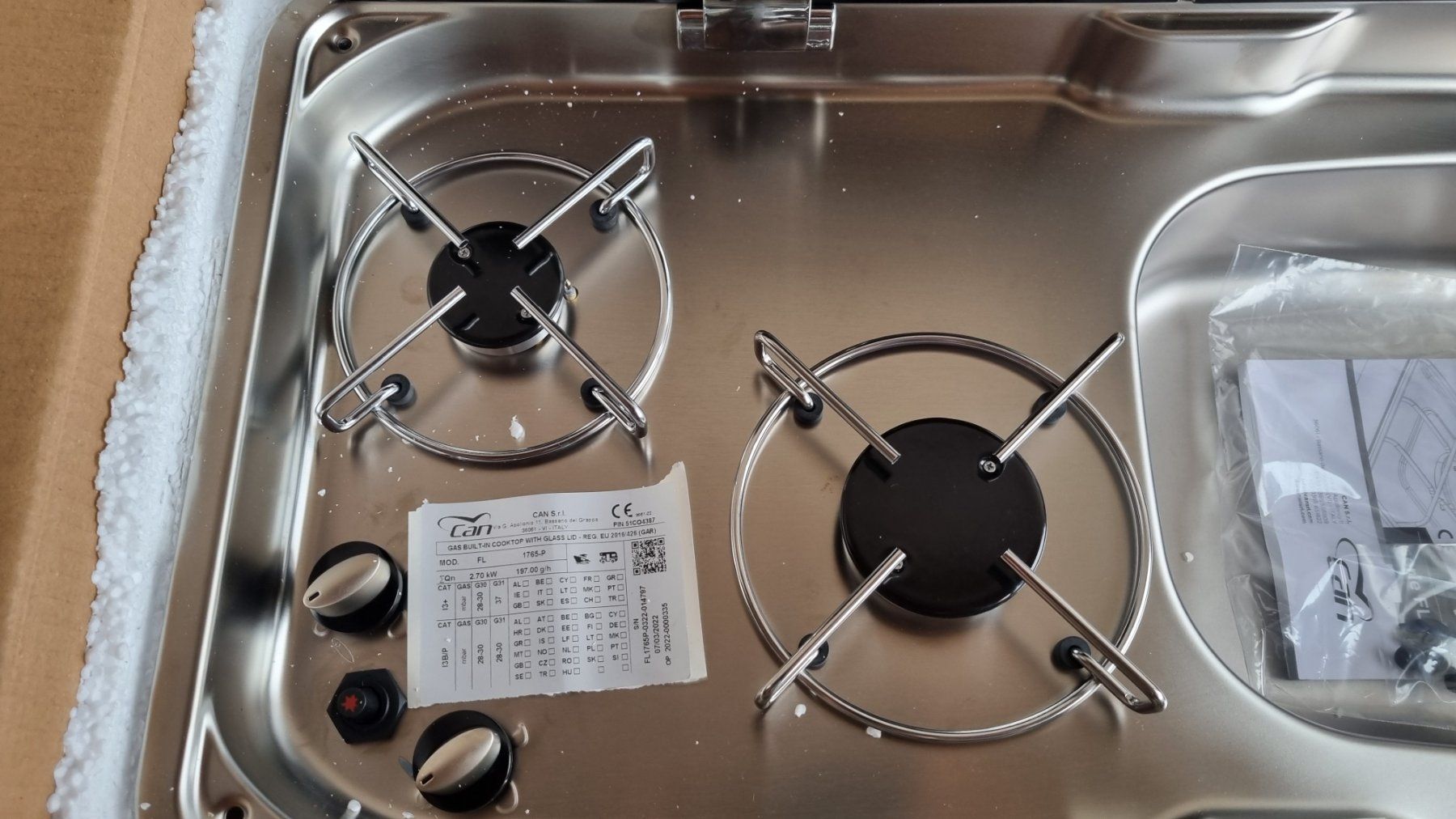 Cucine complete: Kocher Spülen Kombination Camper – Nuovo e nell'imballaggio originale da Fürigen venduto da Bucheli59 3
