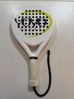 YOYO-PADEL RACQUET CARBON 12K 3D + SANDPAPER SURFACE WHITE