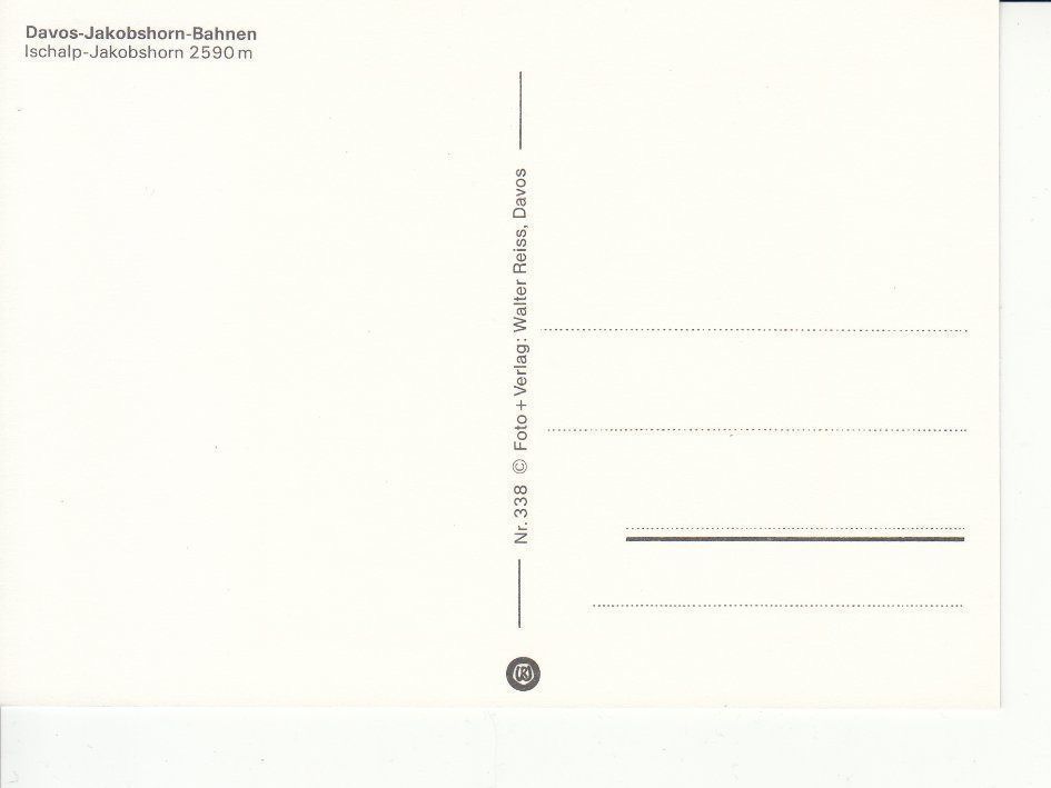 Cartoline postali: Davos 16 um 1995 – Usato da Bürglen TG venduto da StampGraf 1
