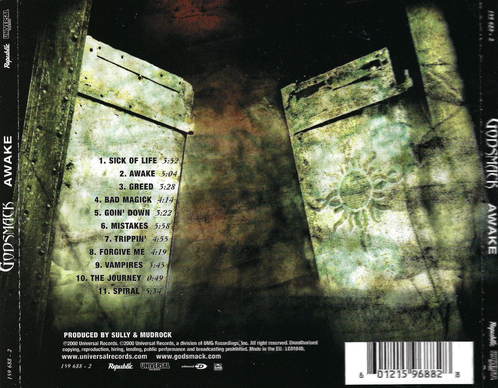 CD: CD: GODSMACK - Awake – Usato da Rotkreuz venduto da groeli69 1