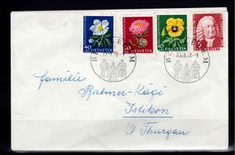 CH FDC Pro Juventute Satz 1958