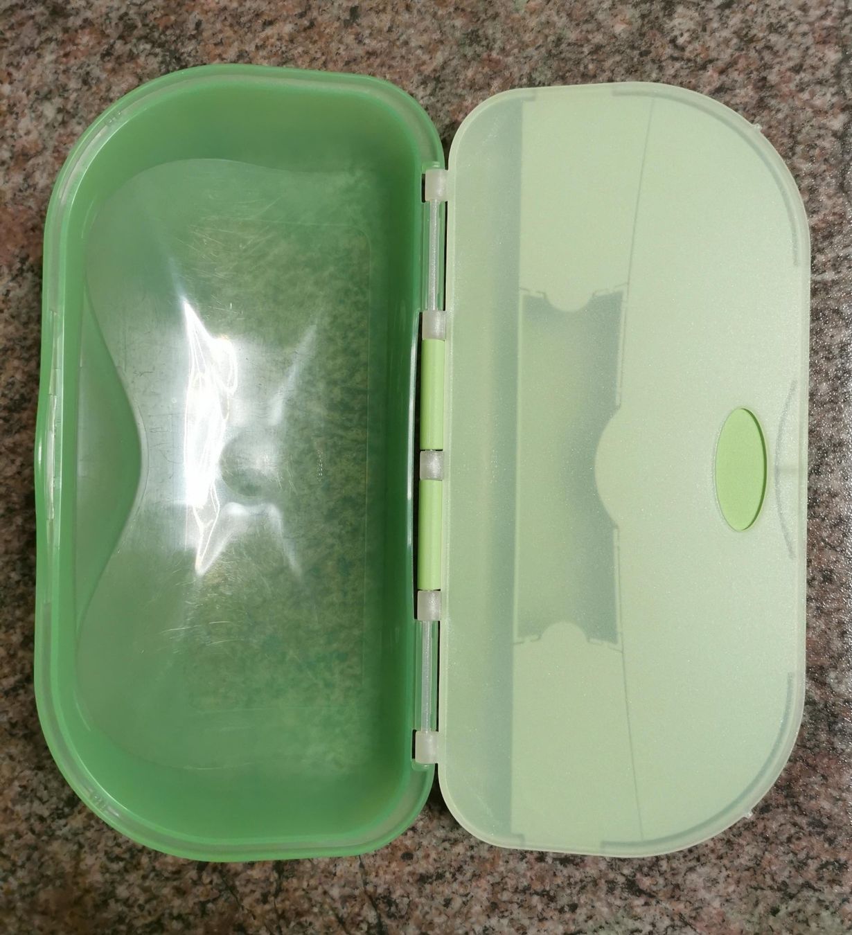 Tupperware Recipients et similaires: Tupperware Pausenbox/Bentobox grün – Neuf (Voir description) à Birsfelden par mel_ndx7 3