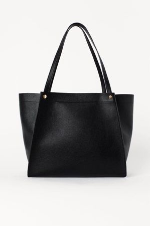 Shopper Tasche schwarz von H&M