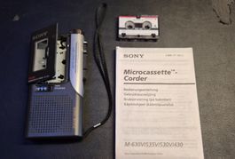 Sony "Microcassette-Corder"