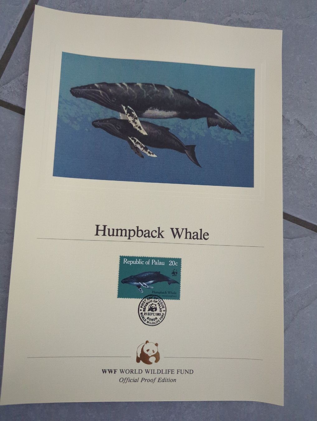 Alle Briefmarken: WWF Proof Edition, Palau, 4 Motive – Neu (gemäss Beschreibung) aus Kirchberg BE von Swoosh 1