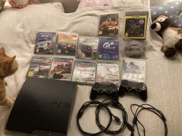PlayStation 3 Konsole mit Spielen und Controller