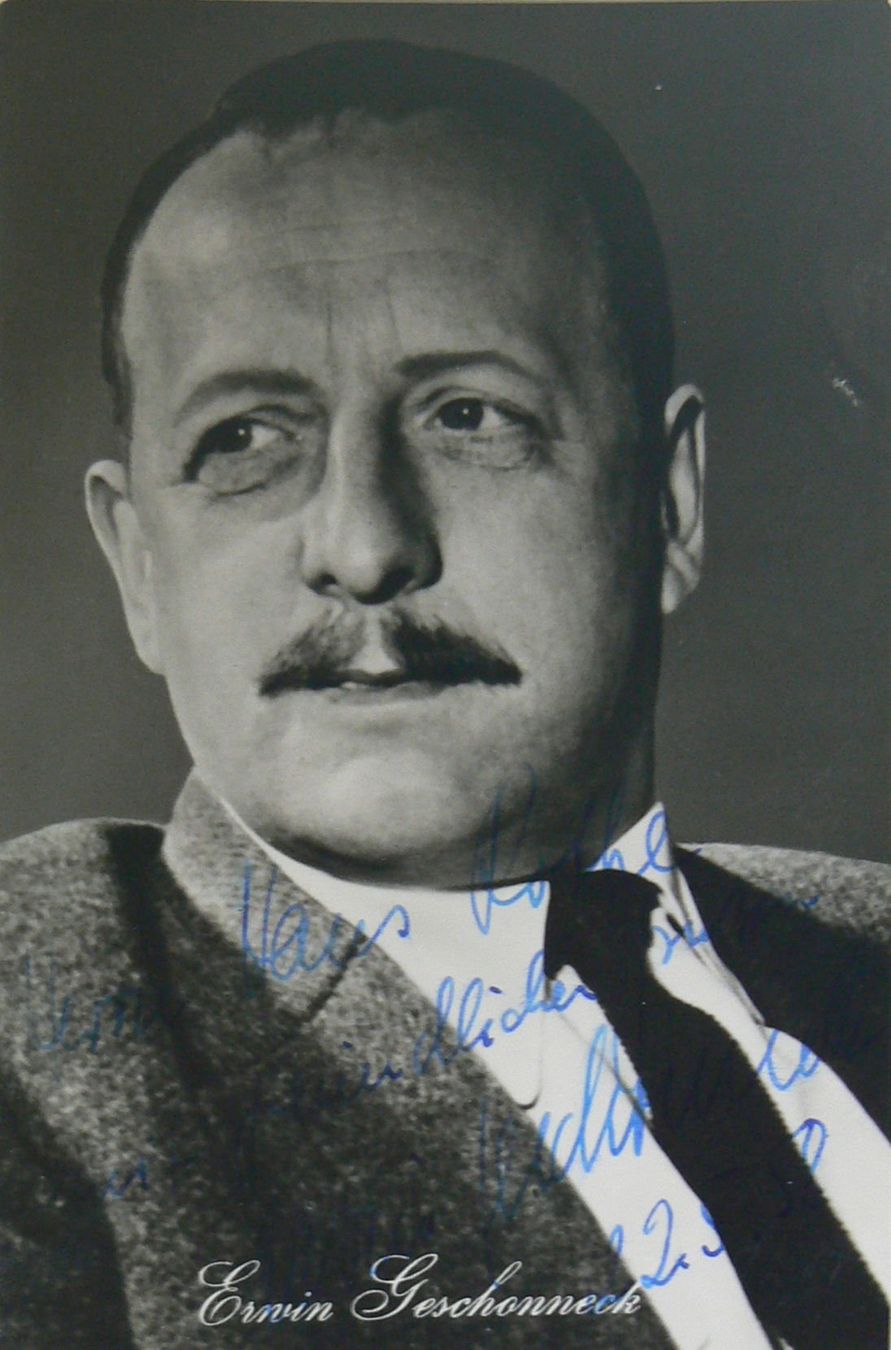 Autografi: Erwin Geschonneck (1906-2008) Schauspieler - Autogramm – Usato da Dietikon venduto da immortal-stars
