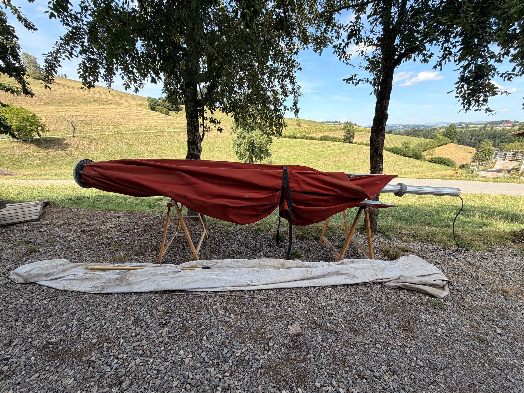Glatz Sonnenschirme: Sonnenschirm Glatz 7 Meter – Gebraucht aus Willisau von 041_max