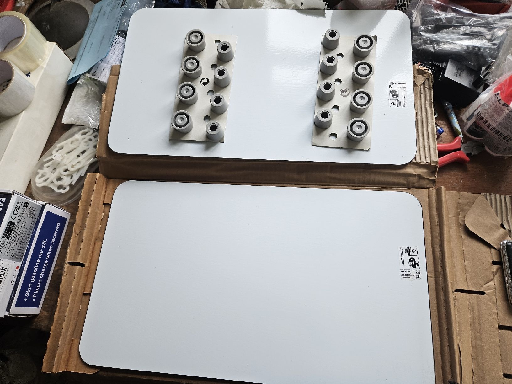 Piatti di portata: 2x WENKO Abdeckplatten "SCHIEFER" NEU – Nuovo (secondo la descrizione) da Oberburg venduto da znas 3