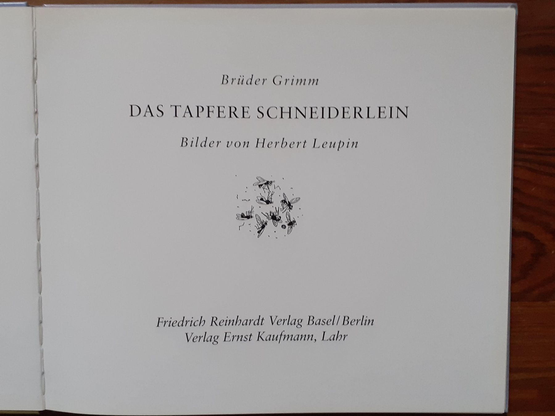 Libri: Das tapfere Schneiderlein /Gebrüder Grimm/Herbert Leupin EA – Nuovo (secondo la descrizione) da Basel venduto da Luge 1
